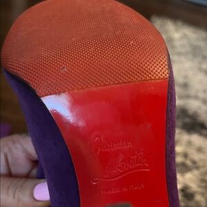 Christian Louboutin Purple Heels